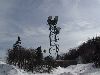 Microwave antennas in the winter